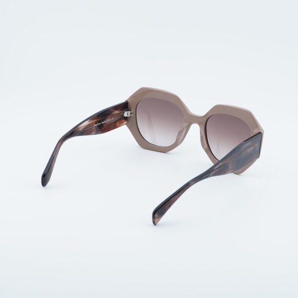 Rag & Bone RNB1091/G/S 009Q HA Sunglasses Brown Geometric Frame, Brown Lenses - Picture 6 of 10